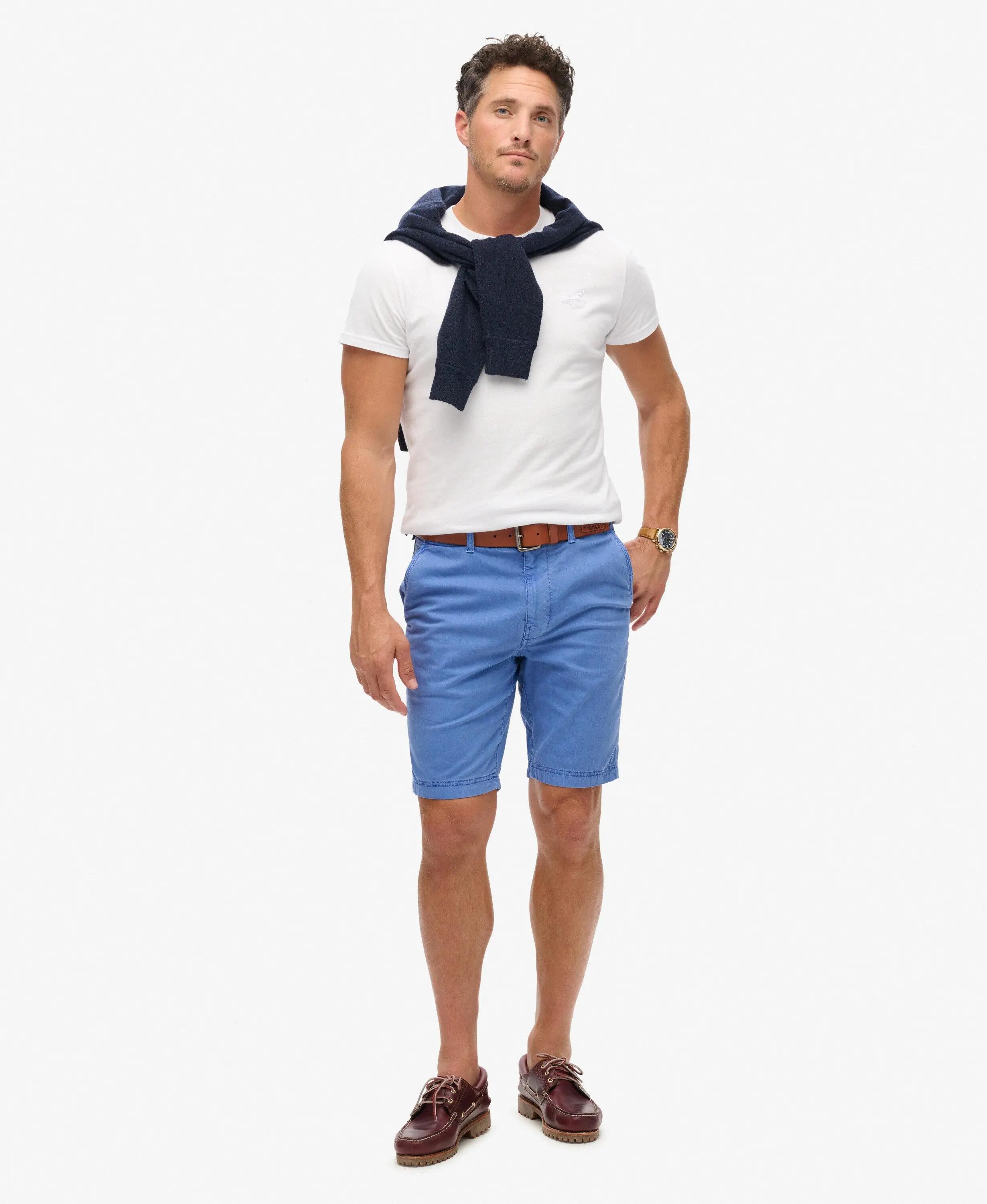 superdry Vintage International Chino Shorts – Slim Fit, Baumwoll-Stretch 3/7