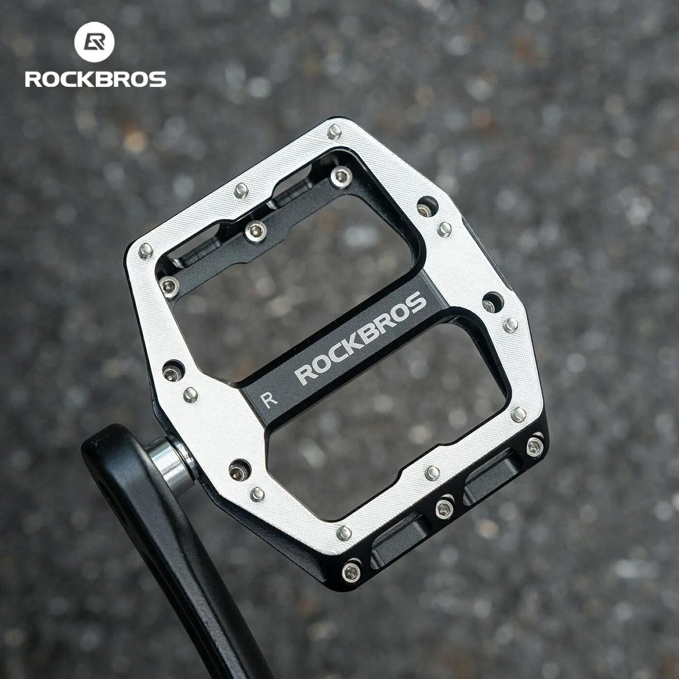 Pédales VTT larges antidérapantes ROCKBROS 5/5