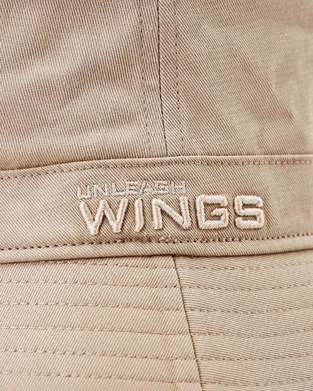 Bucket Hat WINGS UNLEASH katoenen hoed BEIGE 6/6