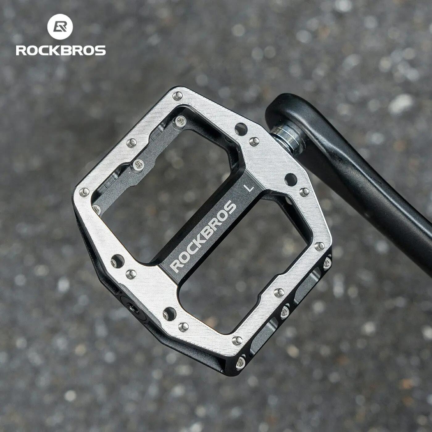Pédales VTT larges antidérapantes ROCKBROS 4/5