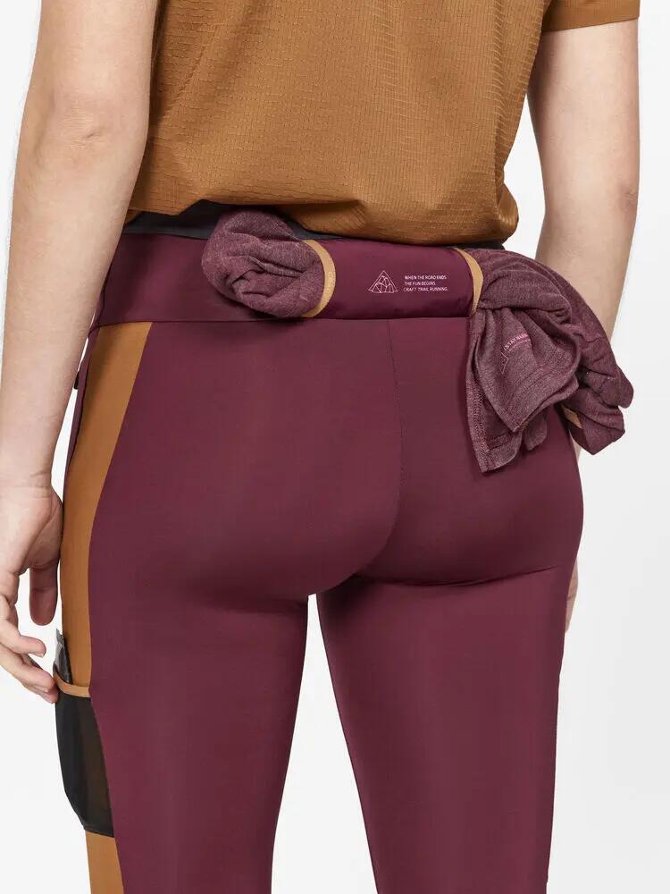 craft PRO Trail Tights W — calças trail em poliamida reciclada 6/6