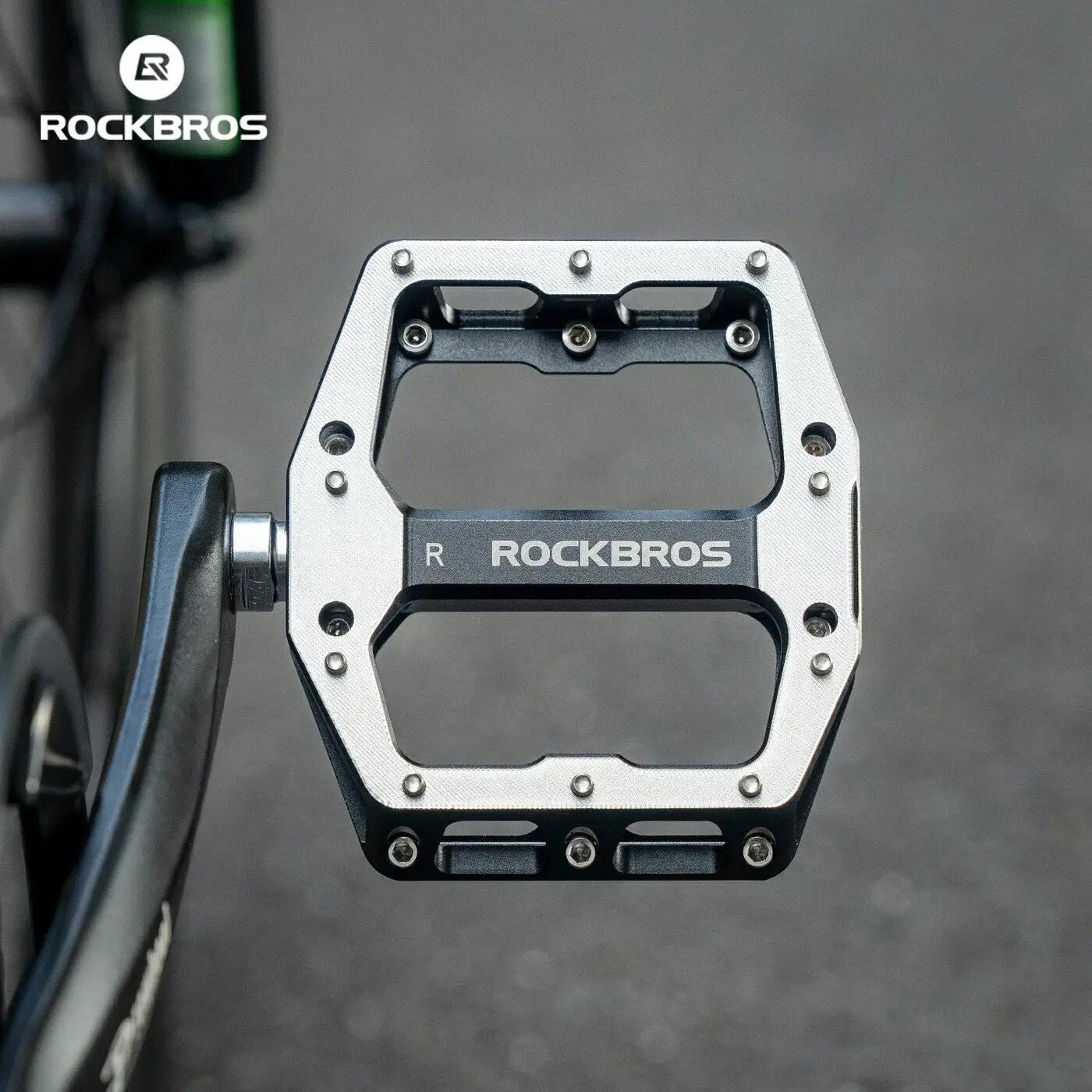 Pédales VTT larges antidérapantes ROCKBROS 2/5