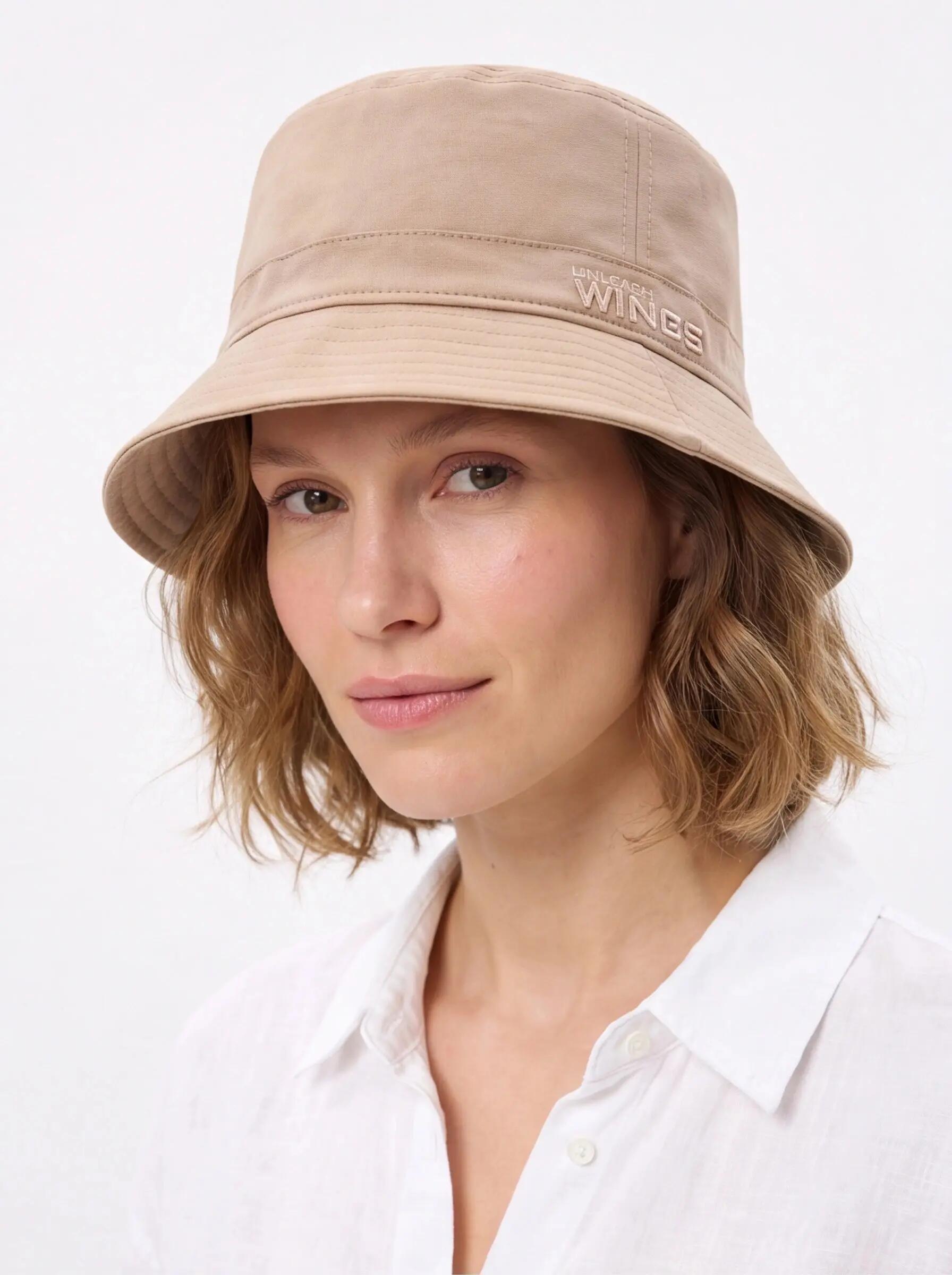 Bucket Hat WINGS UNLEASH katoenen hoed BEIGE 3/6
