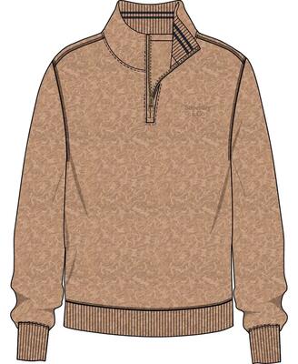 superdry Felpa Half Zip Essential Serif Logo – Vestibilità relaxed
