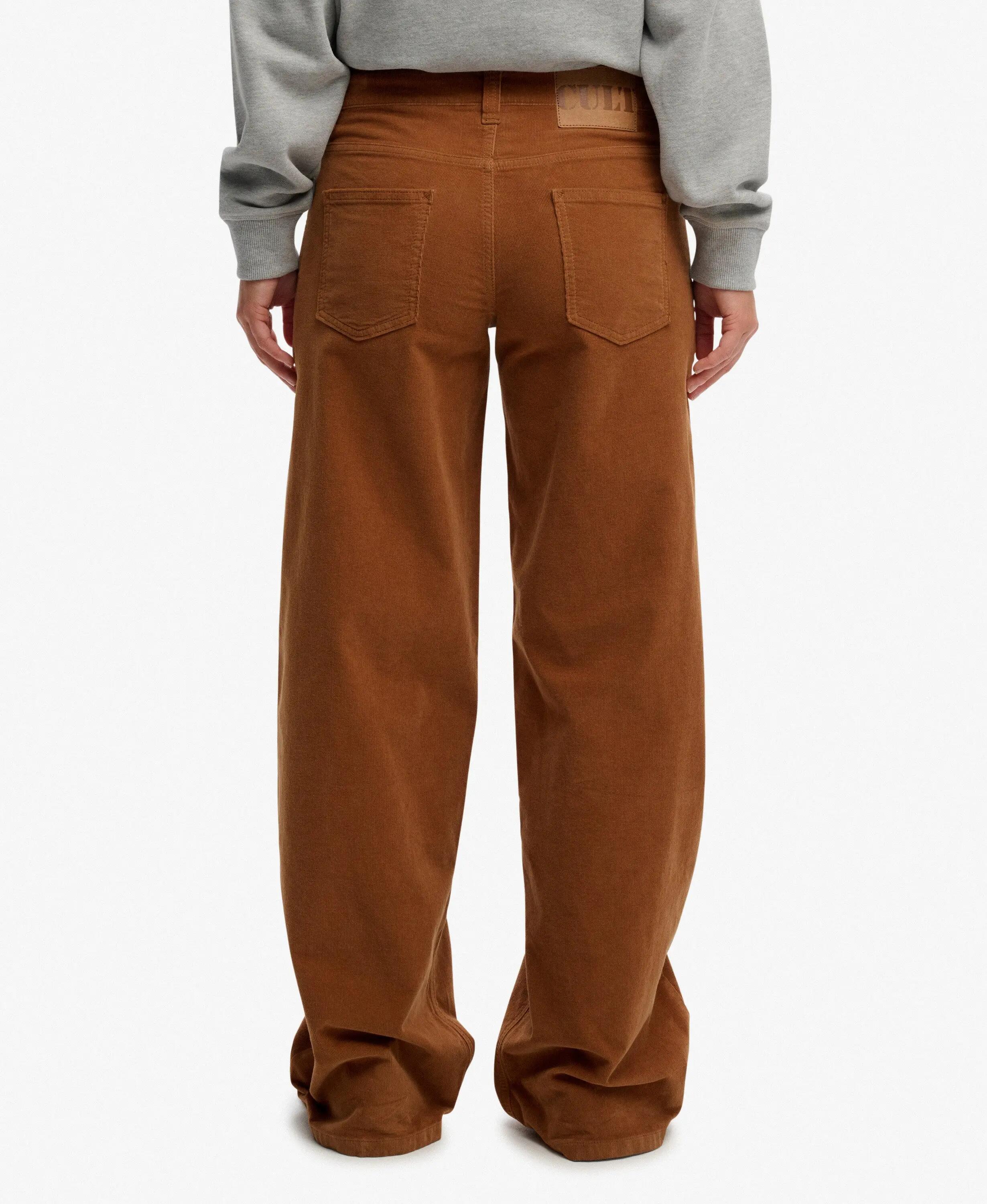 superdry Pantalon Mini Corduroy Taille Mi-haute Coupe Baggy 4/7