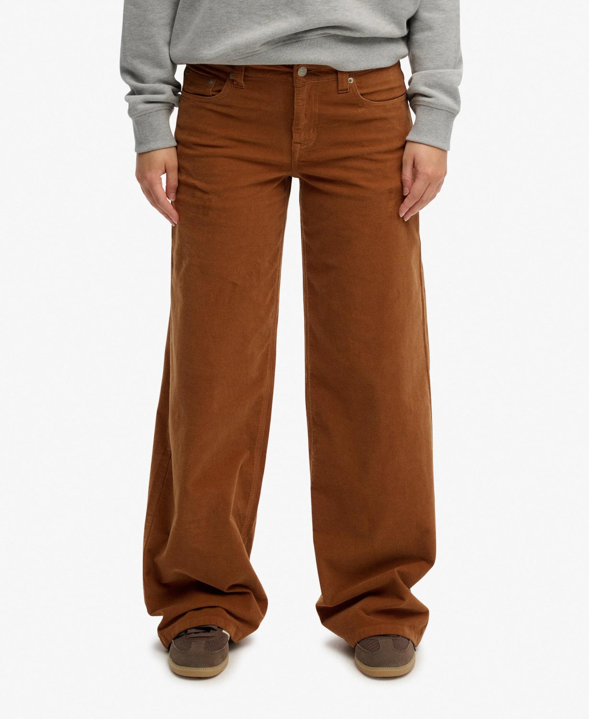 superdry Pantalon Mini Corduroy Taille Mi-haute Coupe Baggy 3/7