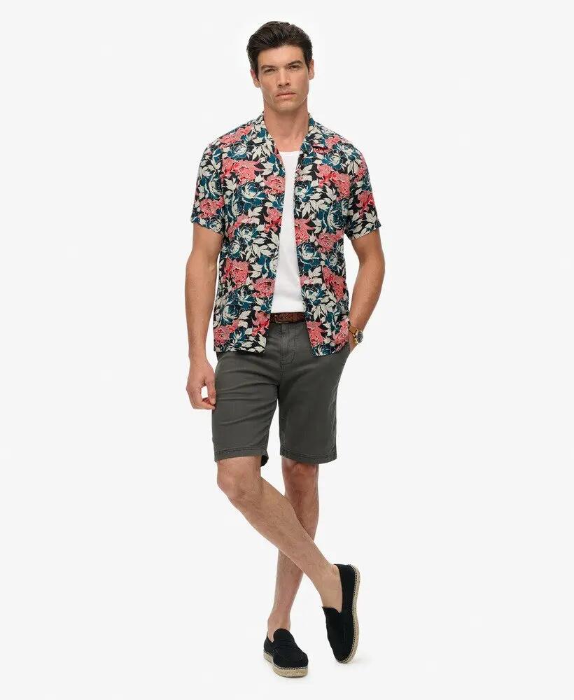 superdry The Merchant Store Hawaiian Shirt aus 100% Modal mit Allover-Print 3/7