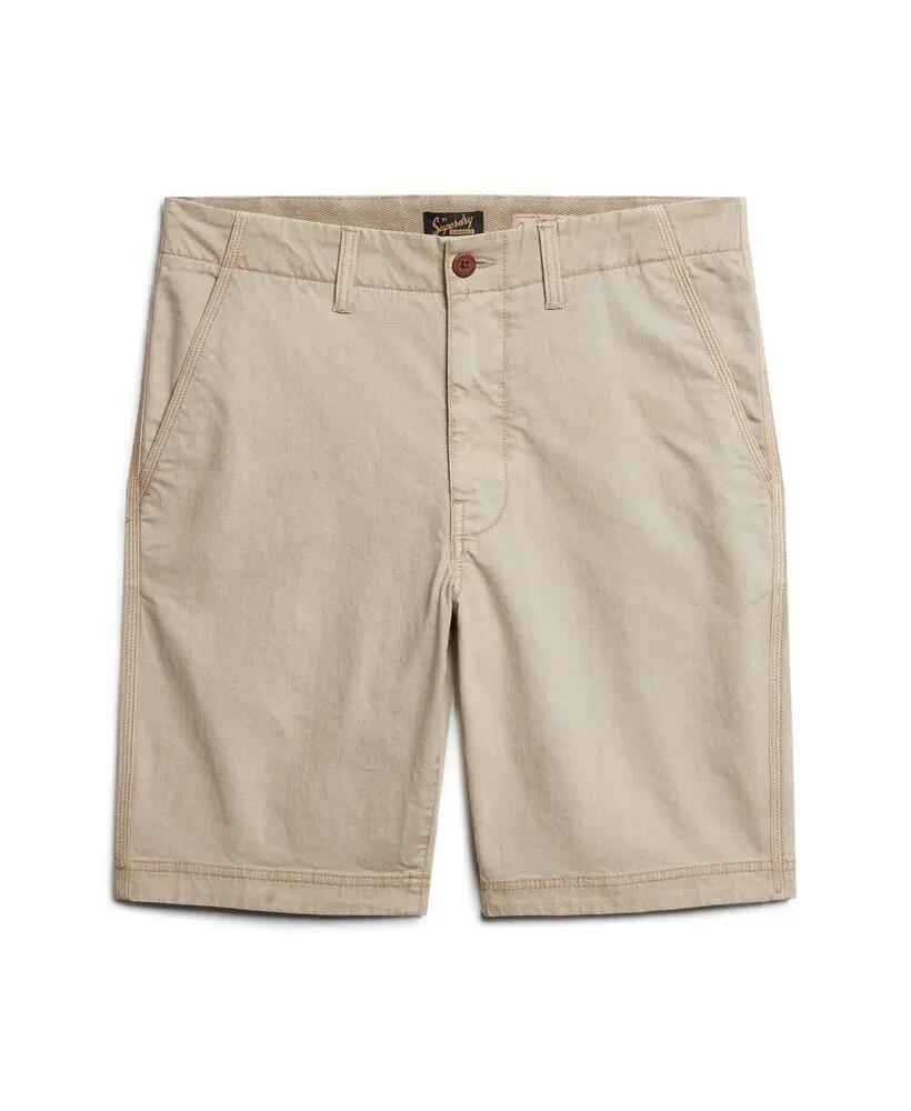 superdry Vintage International Chino Shorts slim fit bawełna ze streczem 7/7