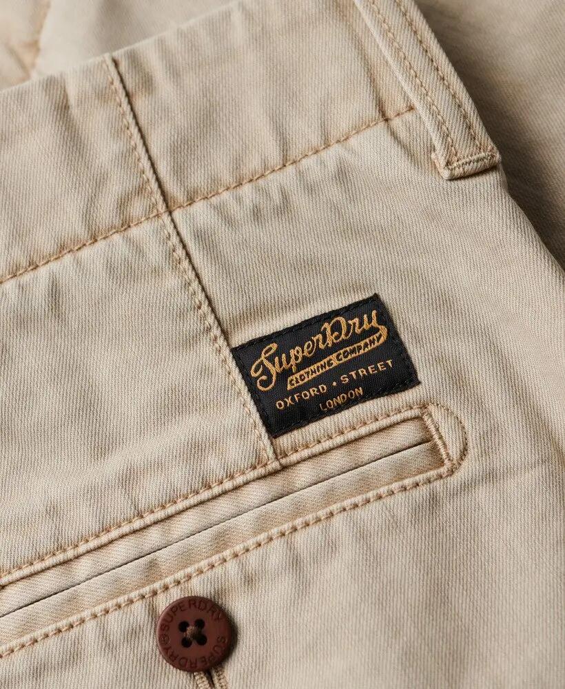 superdry Vintage International Chino Shorts slim fit bawełna ze streczem 6/7