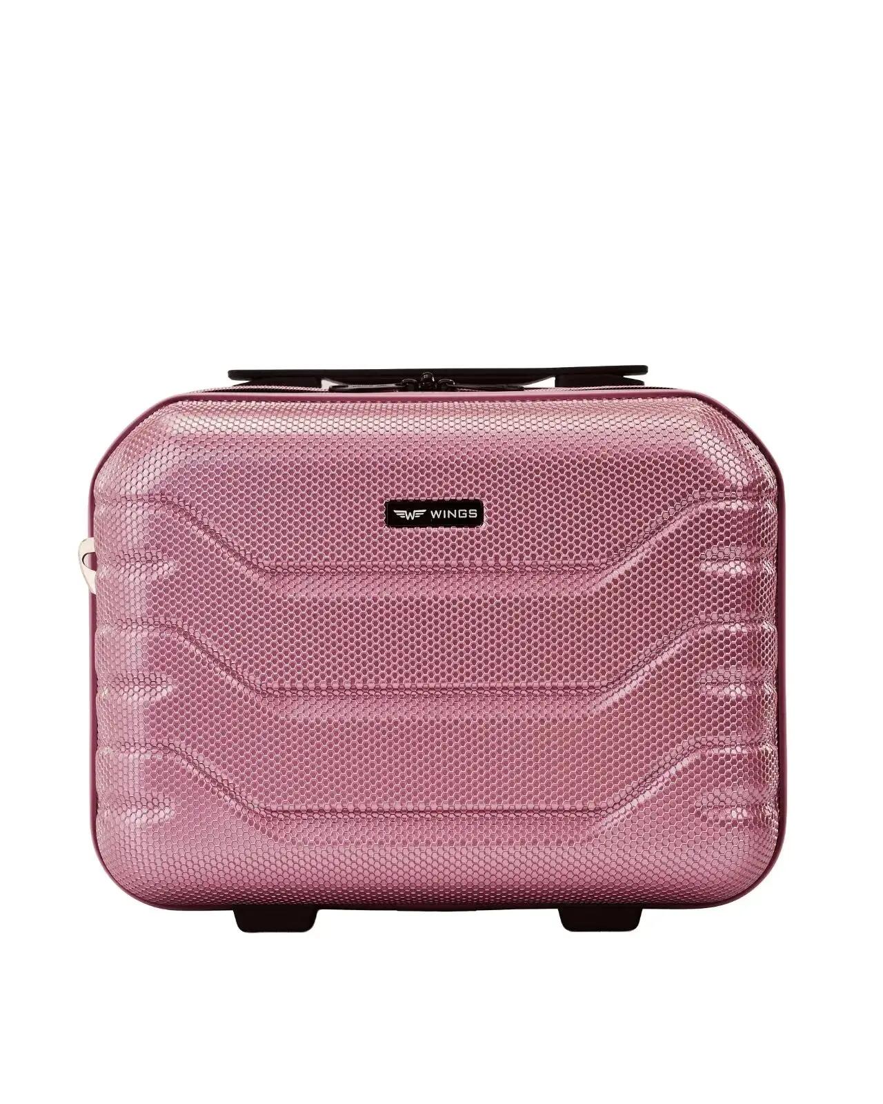Wings CRAKE reiskoffer met toilettas 14" ROSE GOLD 4/10