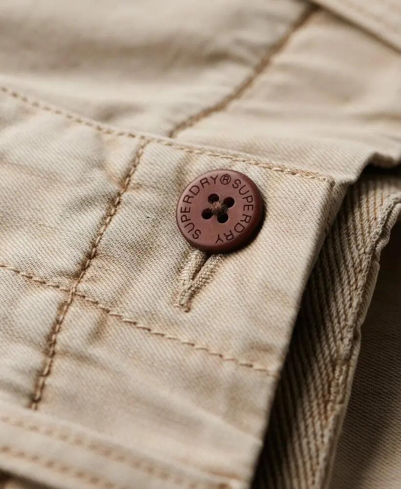 superdry Vintage International Chino Shorts slim fit bawełna ze streczem 5/7