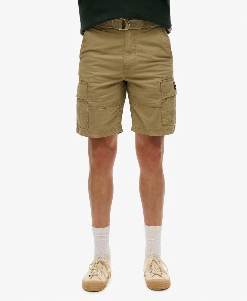 superdry Organic Cotton Heavy Cargo Shorts – 100% algodão – Dress Beige 4/5