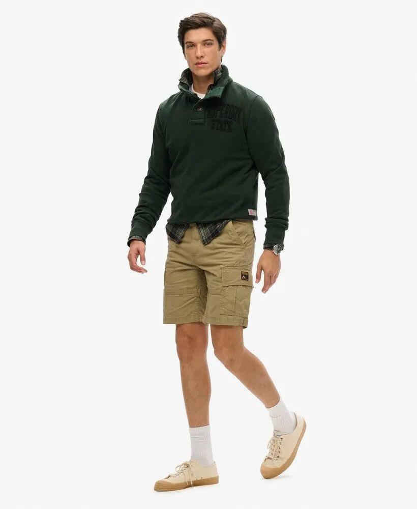 superdry Organic Cotton Heavy Cargo Shorts – 100% algodão – Dress Beige 2/5