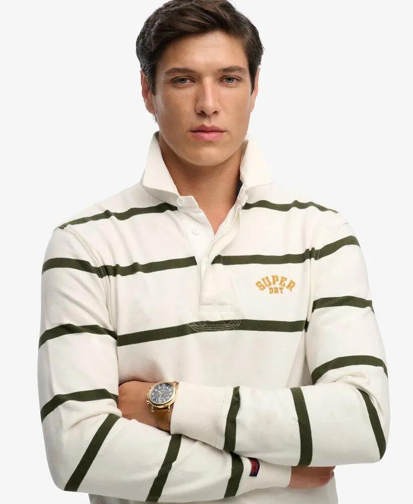 superdry Rugby Top Vintage Athletic Stripe in cotone 5/7