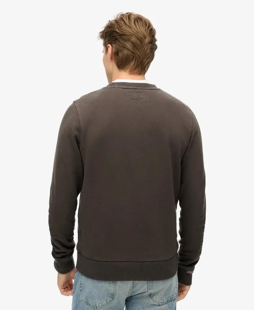 superdry Athletic Sweatshirt met print van katoen – BISON BLACK 4/6