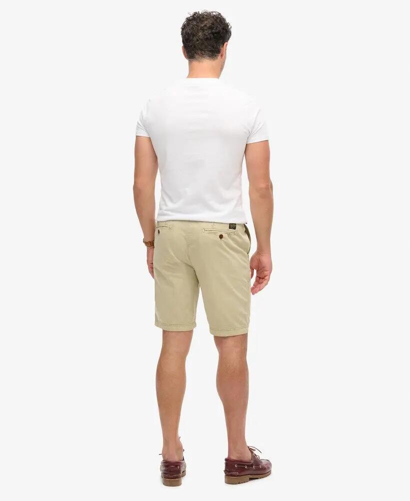 superdry Vintage International Chino Shorts slim fit bawełna ze streczem 4/7