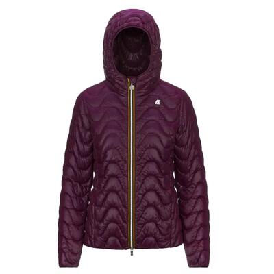Piumino K-Way LILY QUILTED WARM con Cappuccio