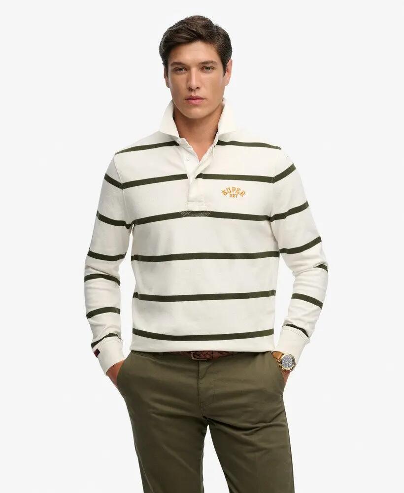 superdry Rugby Top Vintage Athletic Stripe in cotone 3/7