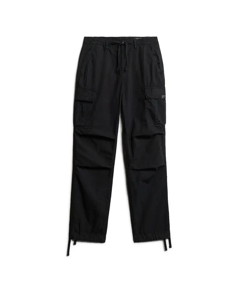 superdry Pantaloni Low Rise Para Cargo donna — Cotone 100%, Nero 6/6