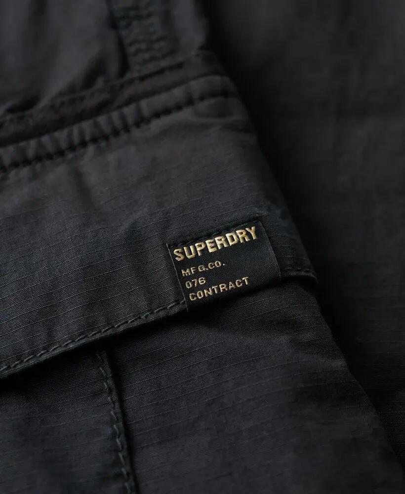 superdry Pantaloni Low Rise Para Cargo donna — Cotone 100%, Nero 5/6