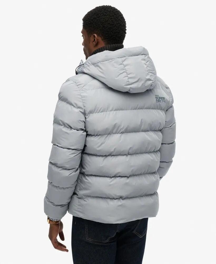 superdry Cazadora acolchada deportiva con capucha en poliéster reciclado 5/7
