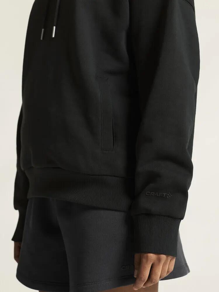 craft Frequent Hoodie W — hoodie em algodão biológico, corte relaxed 5/7
