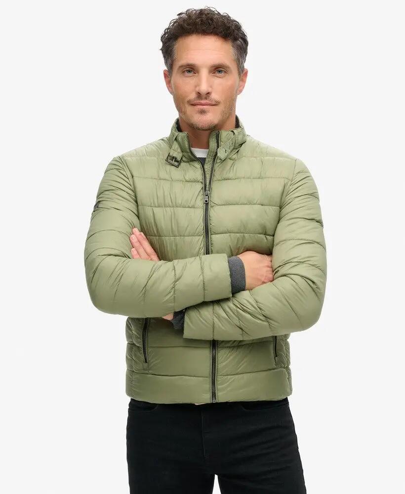 superdry Chaqueta acolchada ligera Oil Green 5/7