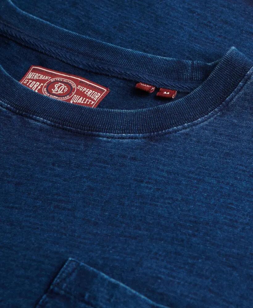 superdry The Merchant Store T‑shirt com bolso – Corte loose, 100% algodão 5/6