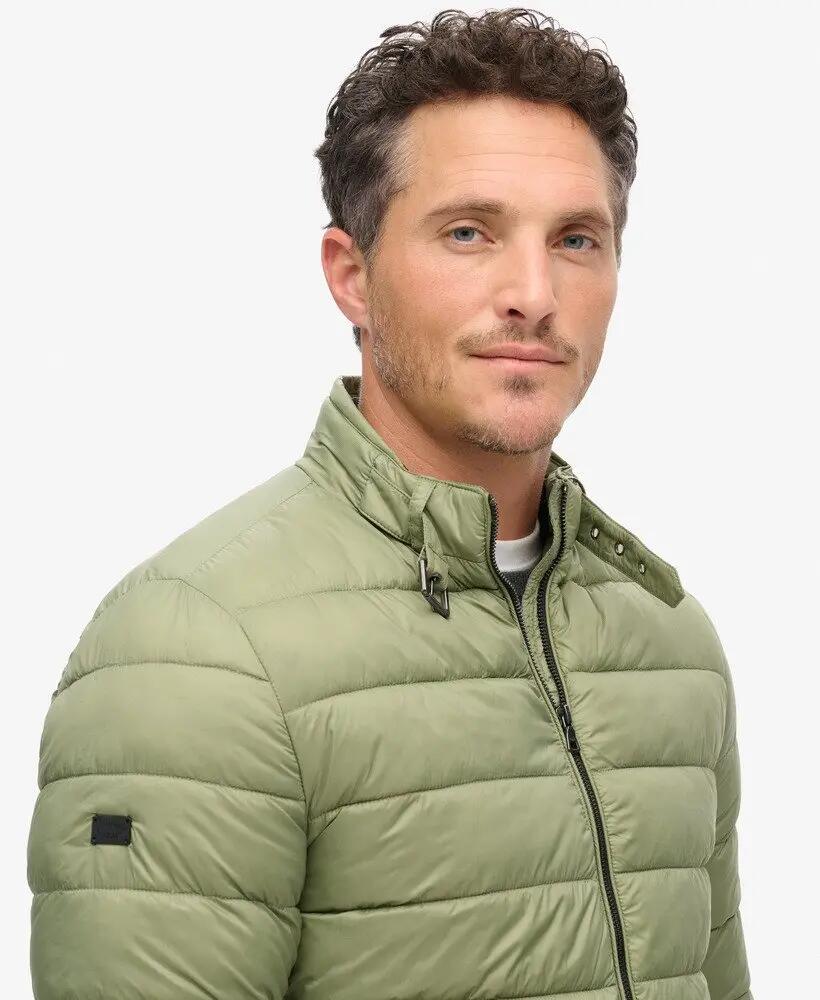 superdry Chaqueta acolchada ligera Oil Green 3/7