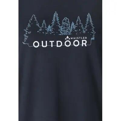 whistler Tulon W Printed S-S T-shirt van gerecycled materiaal 3/4