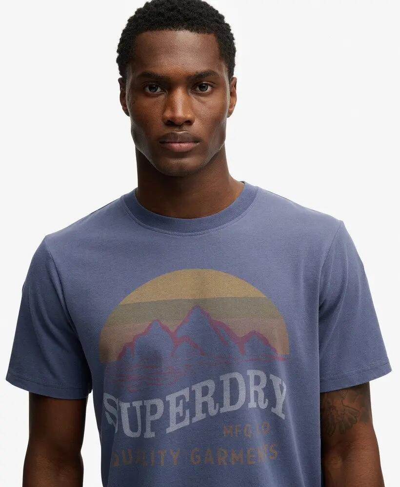 superdry T-shirt Outdoors Mountain Relaxed en coton bio 4/5