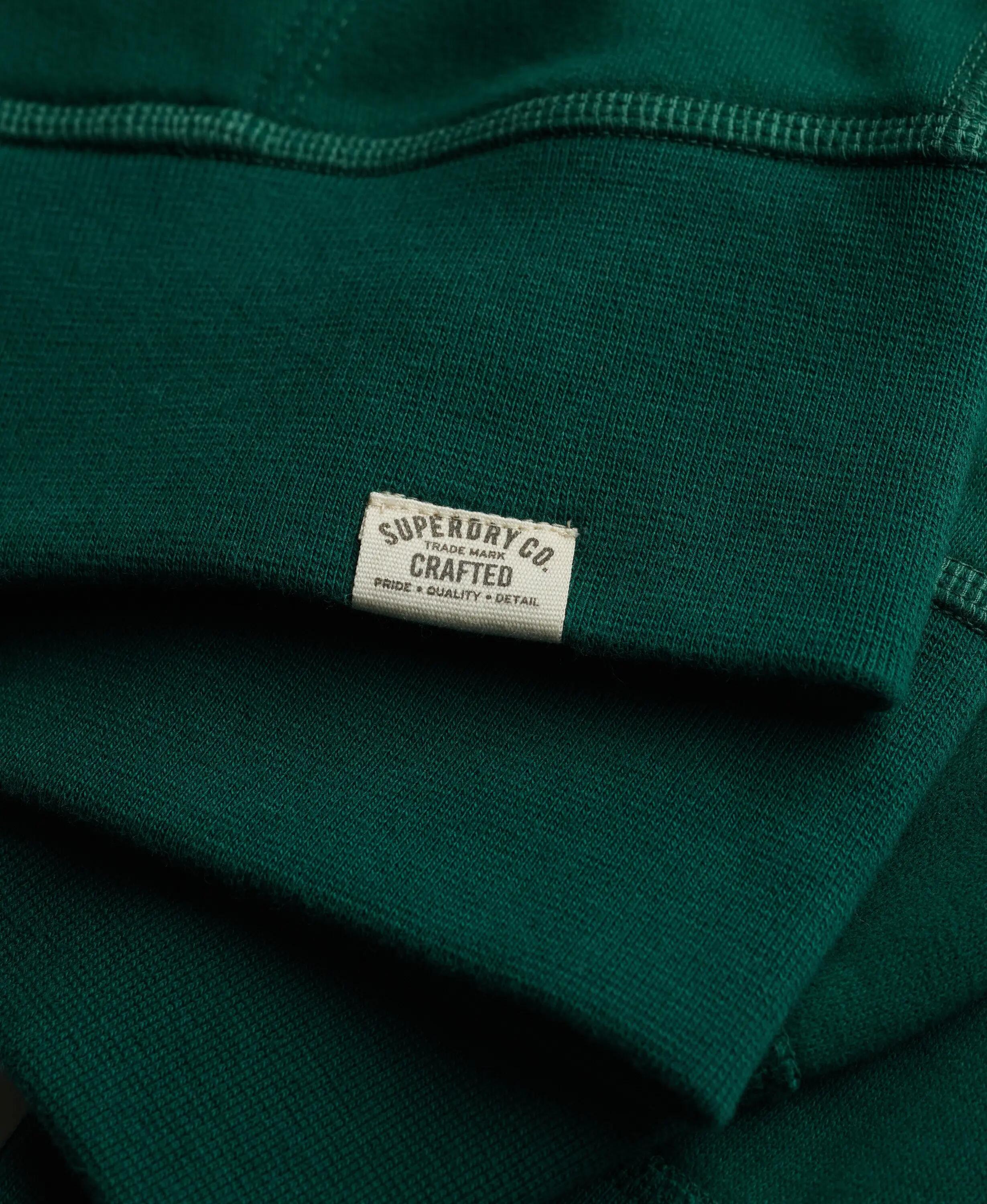 superdry Monogram geborduurde ritshoodie van katoen en gerecycled polyester 6/7