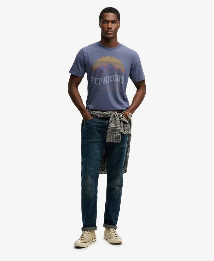 superdry T-shirt Outdoors Mountain Relaxed en coton bio 3/5
