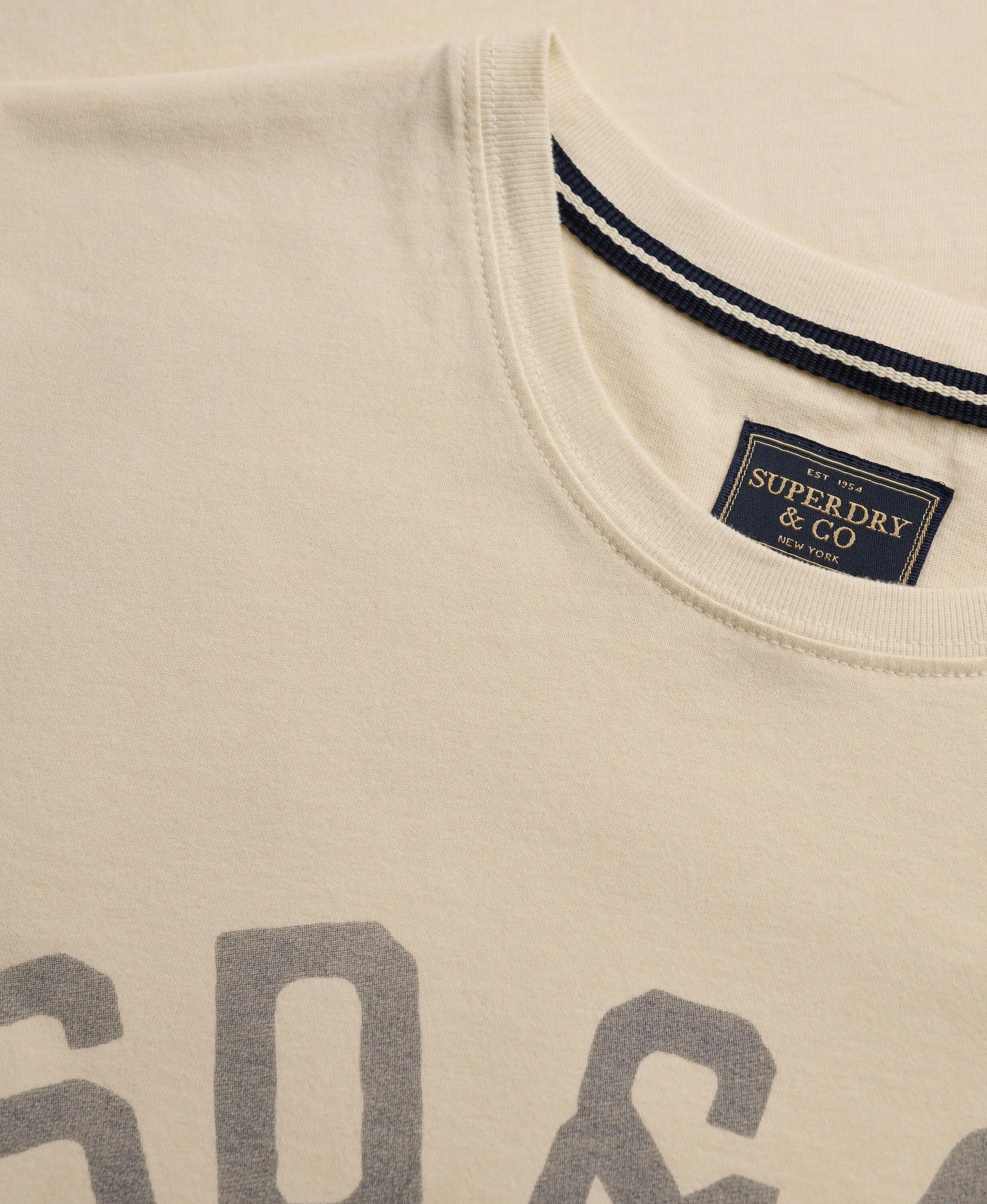 superdry T-shirt Gothic Varsity en coton bio – coupe relaxed 6/7