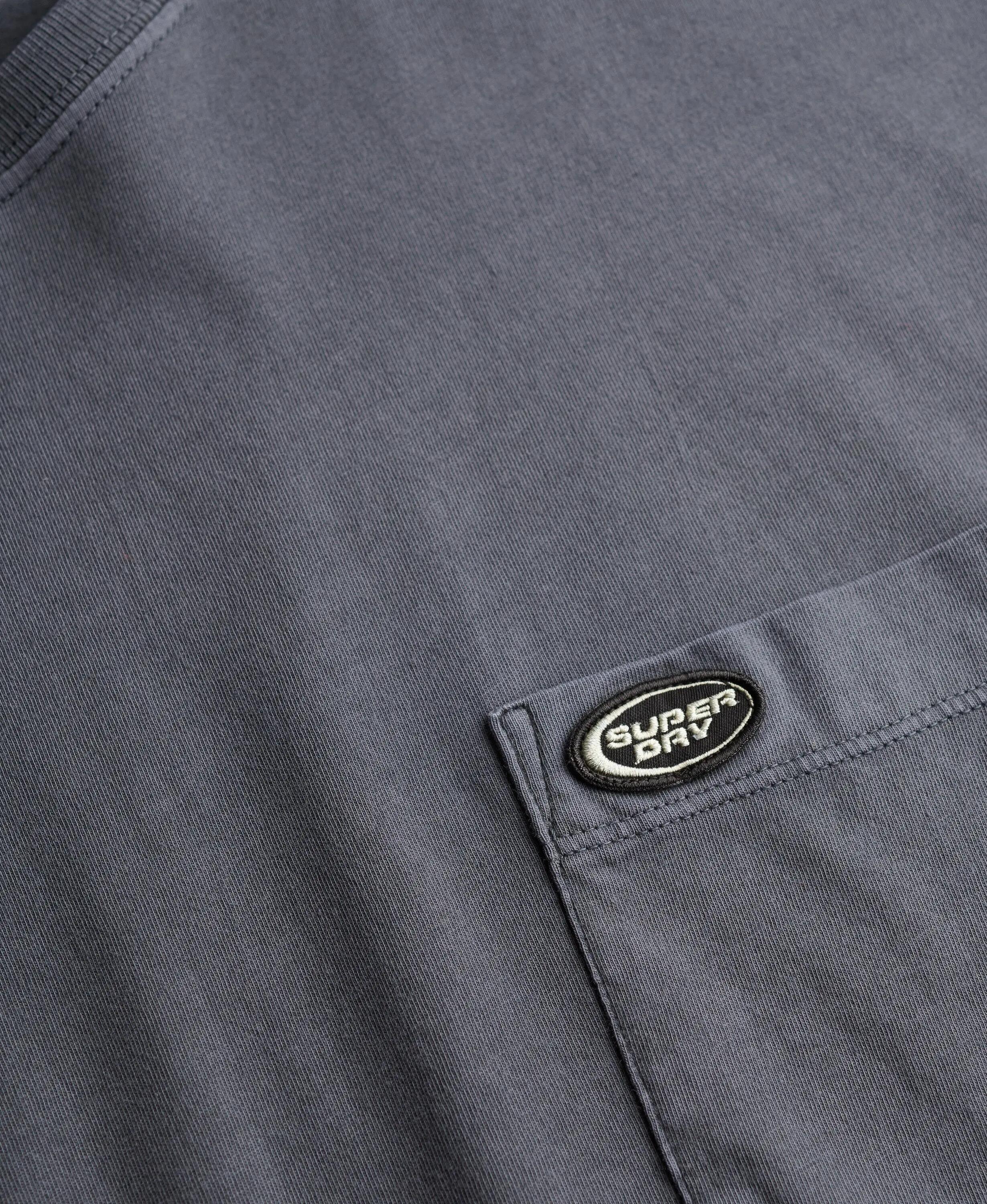 superdry Long Sleeve Pocket T-Shirt en coton bio – coupe oversized 6/7