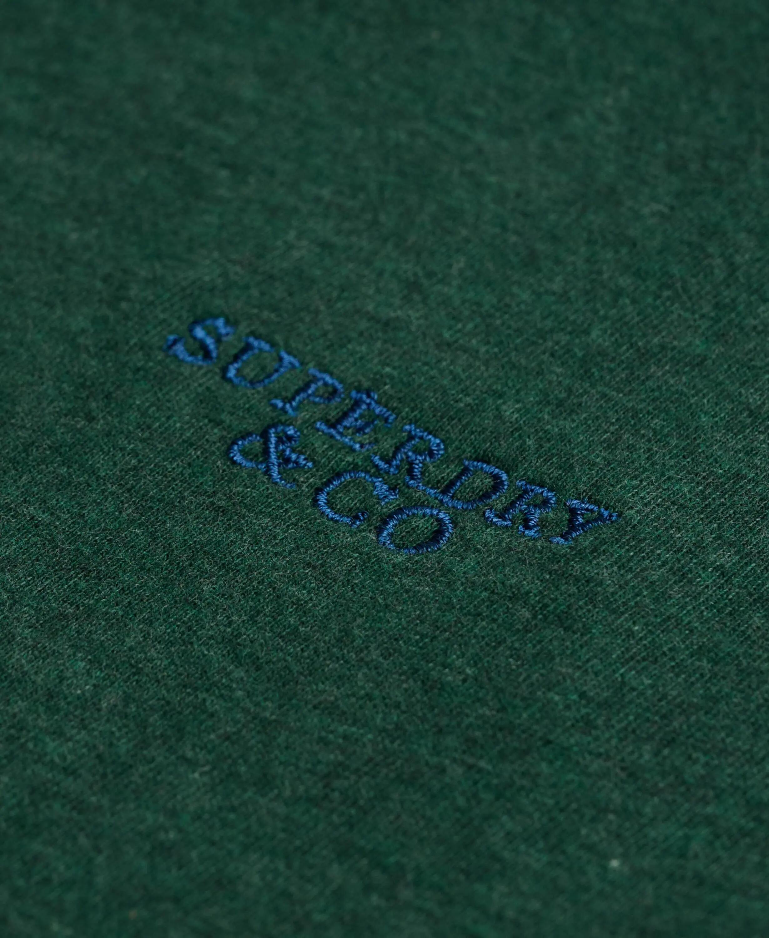 superdry Camiseta Essential Stacked Logo bordada en algodón orgánico 6/7