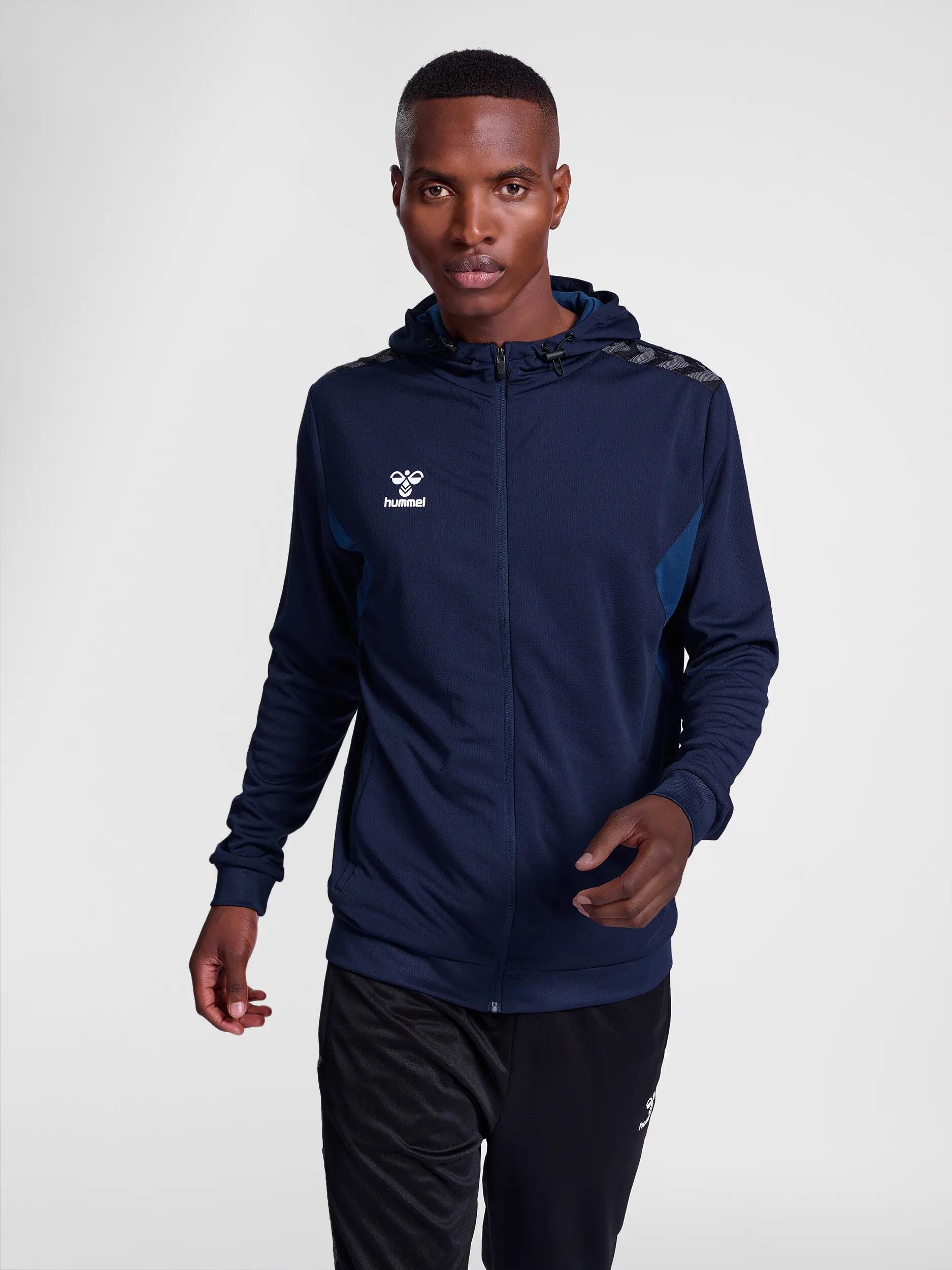 hummel Zip Jacket hmlAUTHENTIC PL ZIP HOODIE poliéster MARINE 5/6