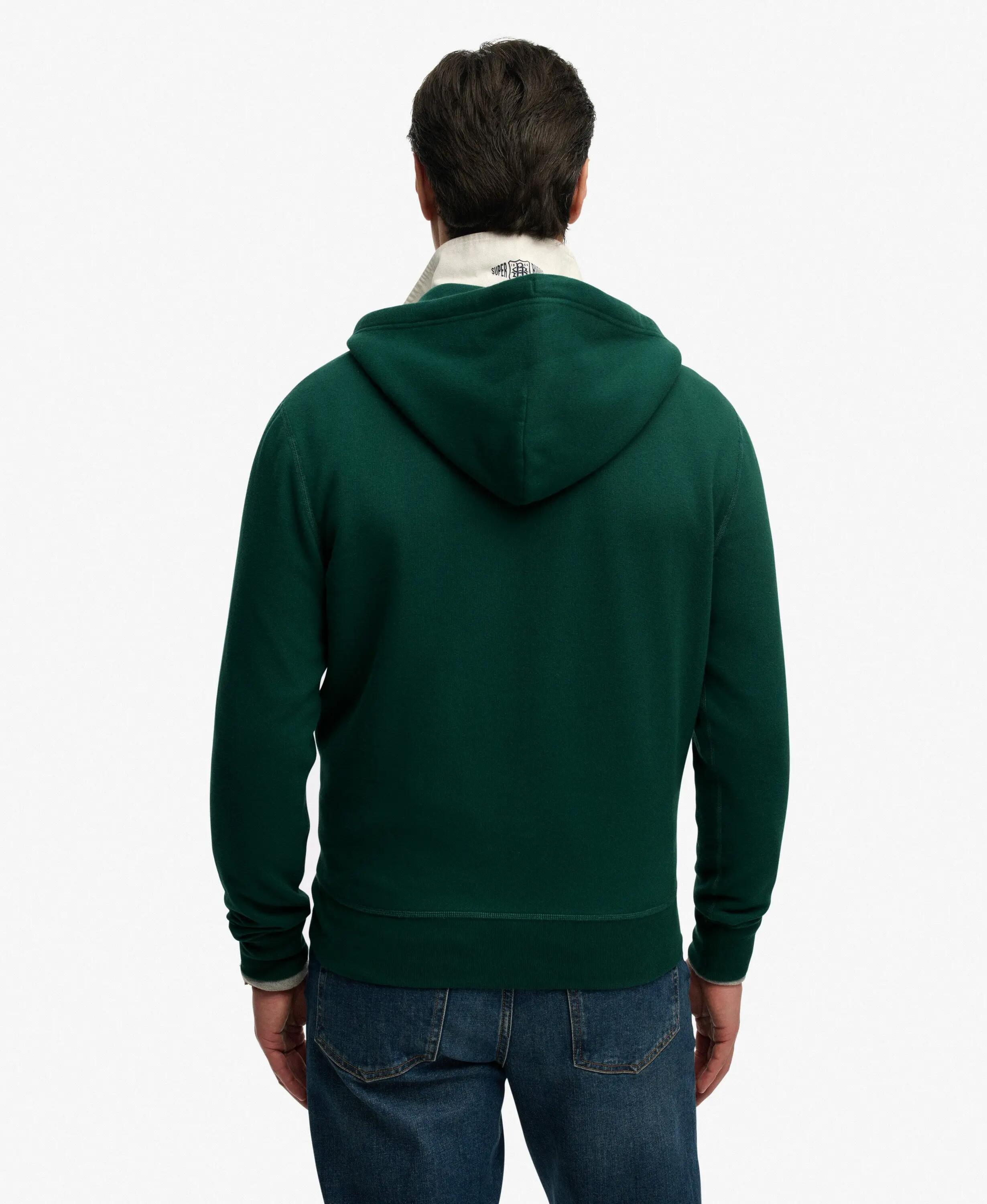 superdry Monogram geborduurde ritshoodie van katoen en gerecycled polyester 5/7