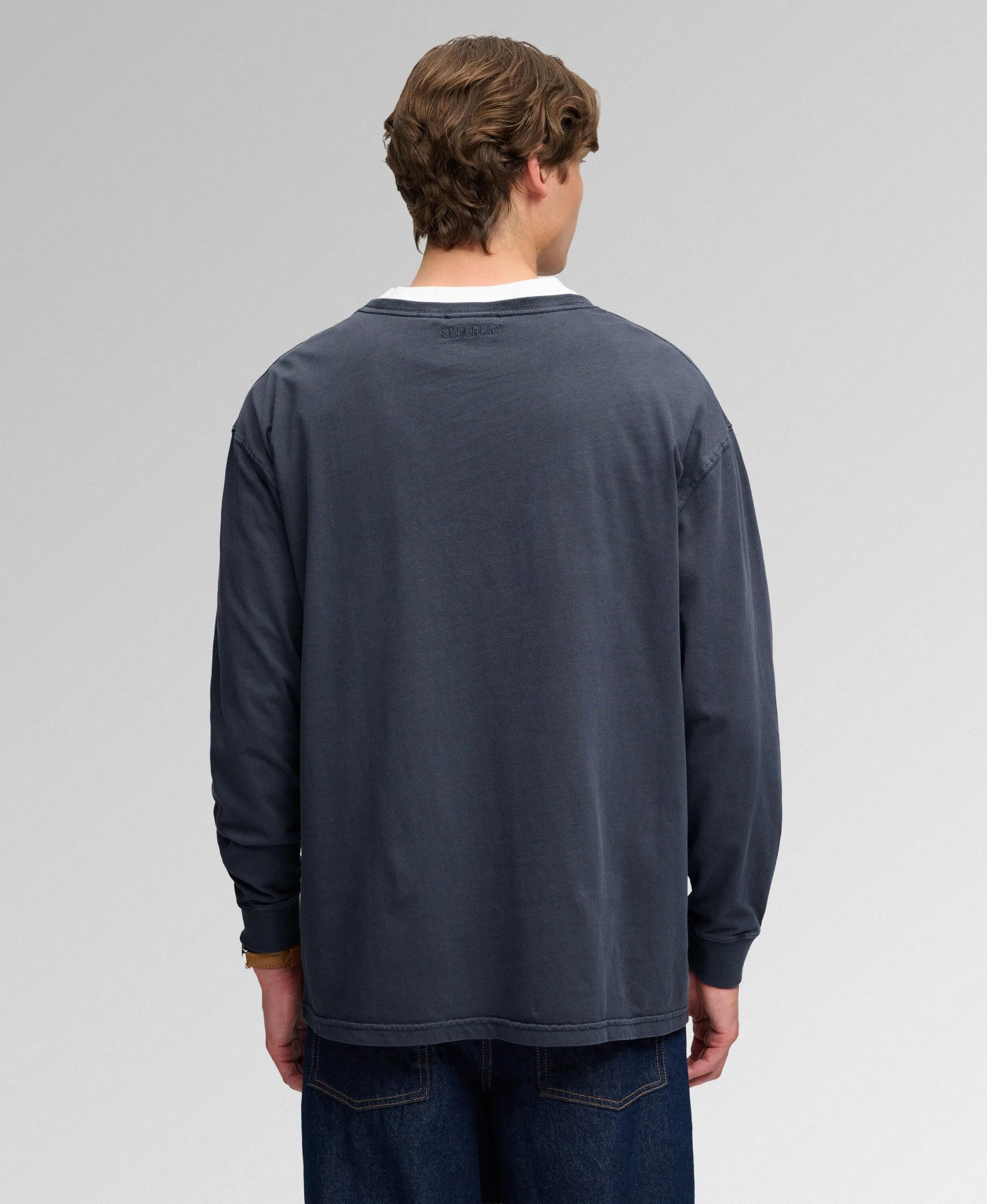 superdry Long Sleeve Pocket T-Shirt en coton bio – coupe oversized 5/7
