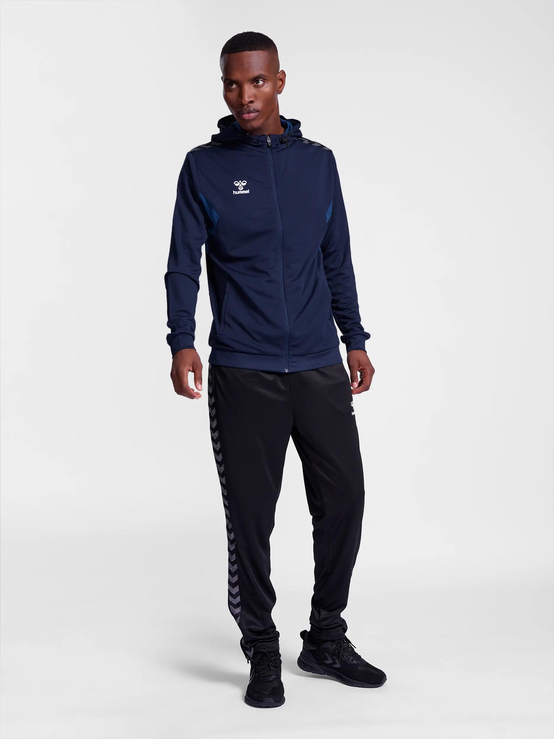 hummel Zip Jacket hmlAUTHENTIC PL ZIP HOODIE poliéster MARINE 4/6