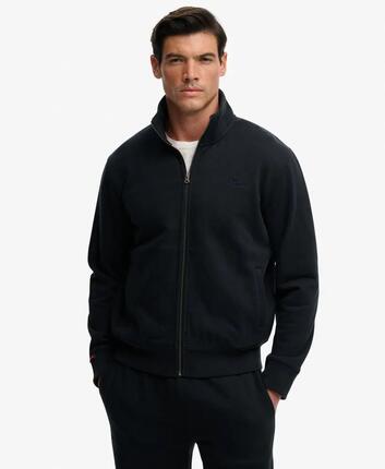 superdry Essential Logo Track Top – lockere Trainingsjacke aus recyceltem