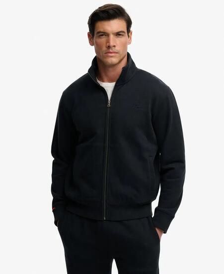 superdry Essential Logo Track Top – lockere Trainingsjacke aus recyceltem