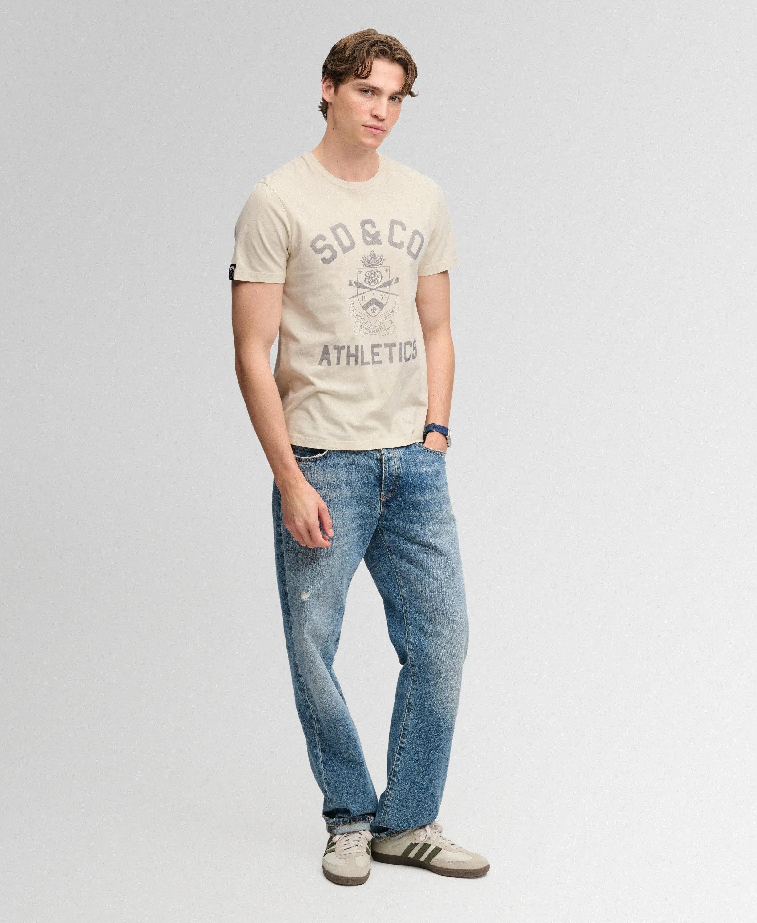 superdry T-shirt Gothic Varsity en coton bio – coupe relaxed 3/7