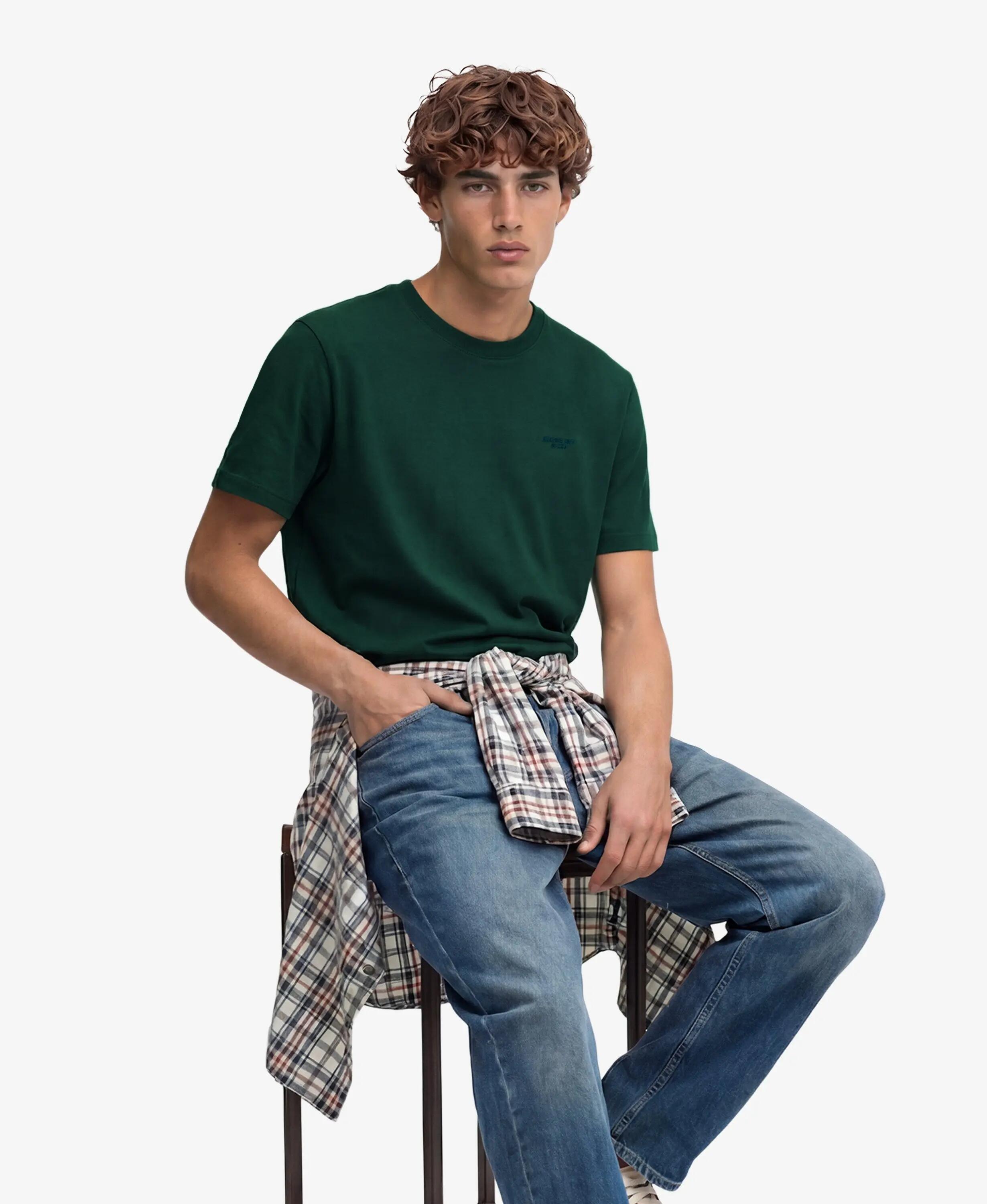 superdry Camiseta Essential Stacked Logo bordada en algodón orgánico 2/7