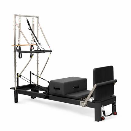 Reformer Pilates aluminium avec demi-tour trapèze