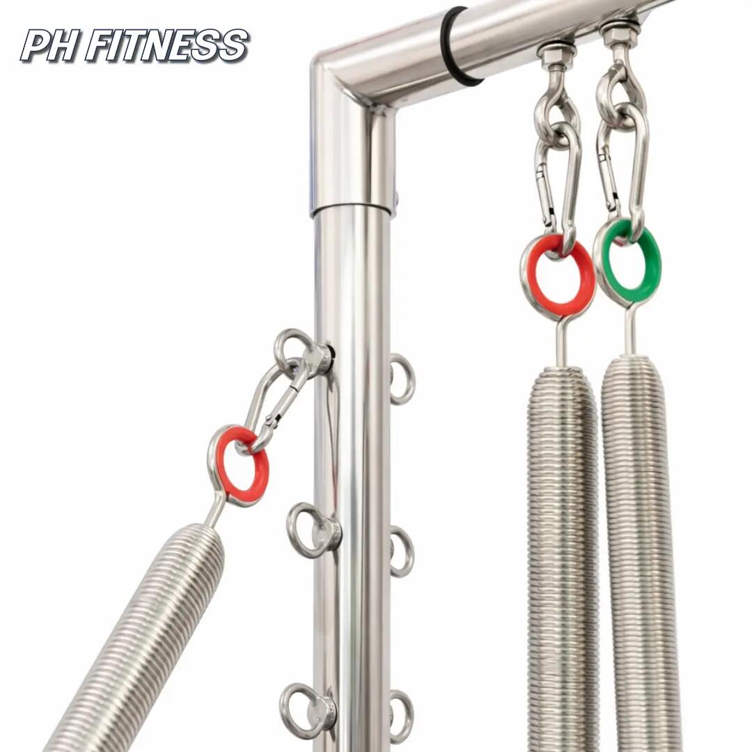 Reformer Pilates alluminio con mezza torre trapezio | PH Fitness 9/9