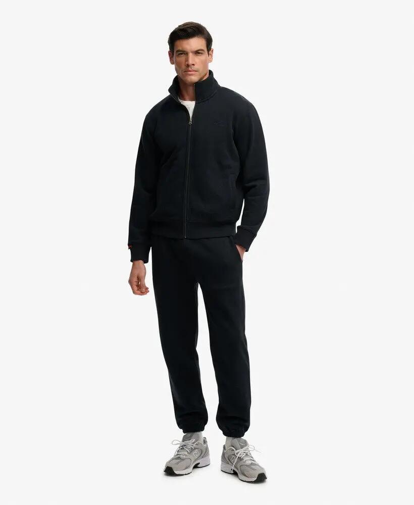 superdry Essential Logo Track Top – felpa loose in cotone e poliestere riciclato 2/6