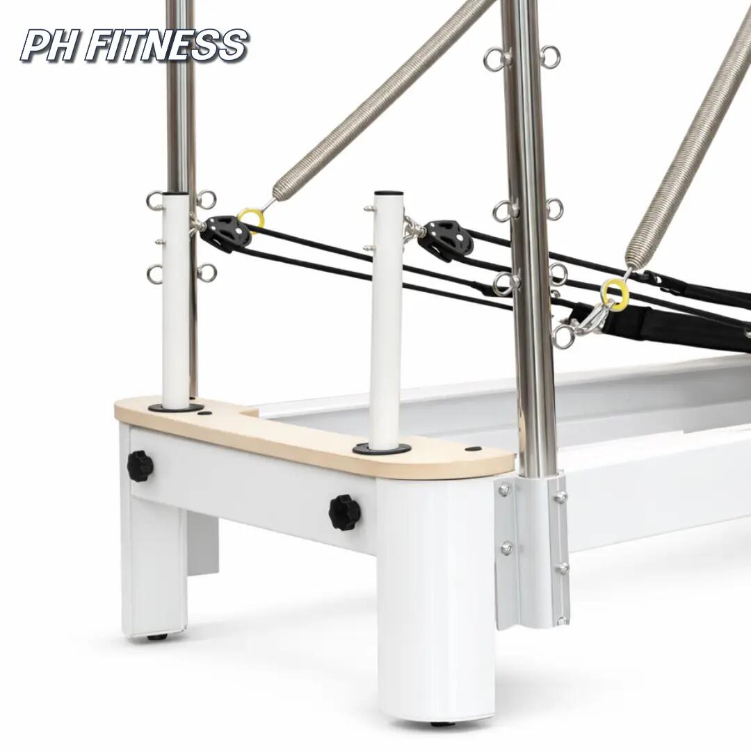 Reformer Pilates alluminio con mezza torre trapezio | PH Fitness 7/9