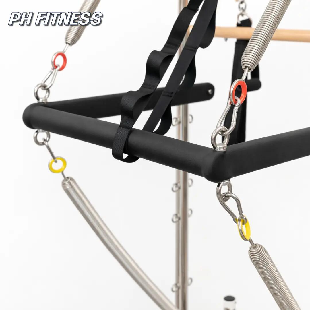 Reformer Pilates alluminio con mezza torre trapezio | PH Fitness 5/9