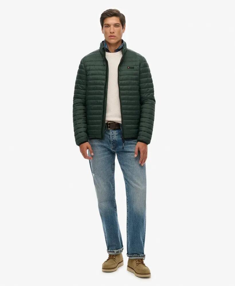 superdry Casaco Fuji Lite acolchoado slim em nylon reciclado 3/7